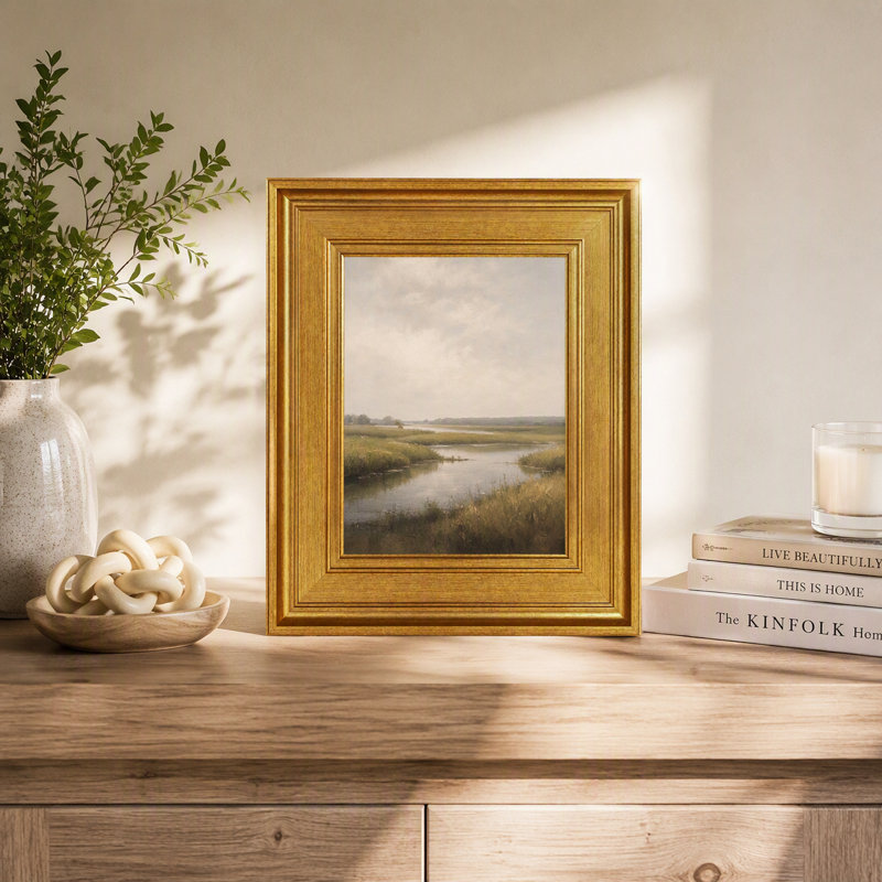Cadre photo large, Or mat, 8 po x 10 po, 8 po x 10 po, Rectangulaire