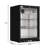 24 in. W 4.1 cu. ft. Commercial Glass Door Back Bar Cooler Refrigerator with LED Lighting in Black-65246205