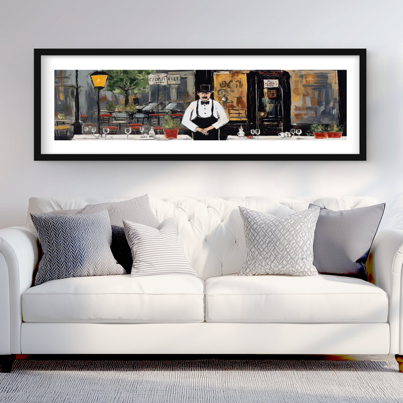The Cabaret - Décoration de cuisine contemporaine avec passe-partout, H 20 po x l 60 po