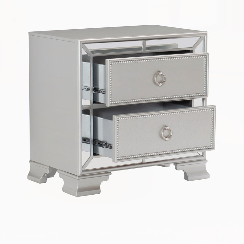Table de chevet moderne avec tiroirs