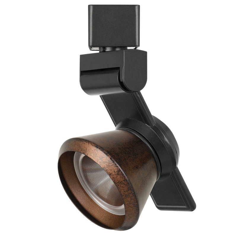 Tête de luminaire de rail del, Noir, Rouille