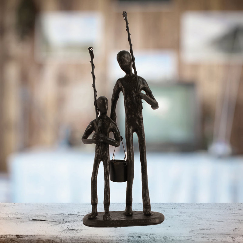FISHING TRIP Figurine 21cm, Mocha
