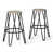 Naturel / gris bronze industriel