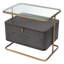 Augusto Glass End Table