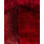 Tapis rouge en laine 3 pi 1 po x 5 pi Huckstep One-of-a-Kind