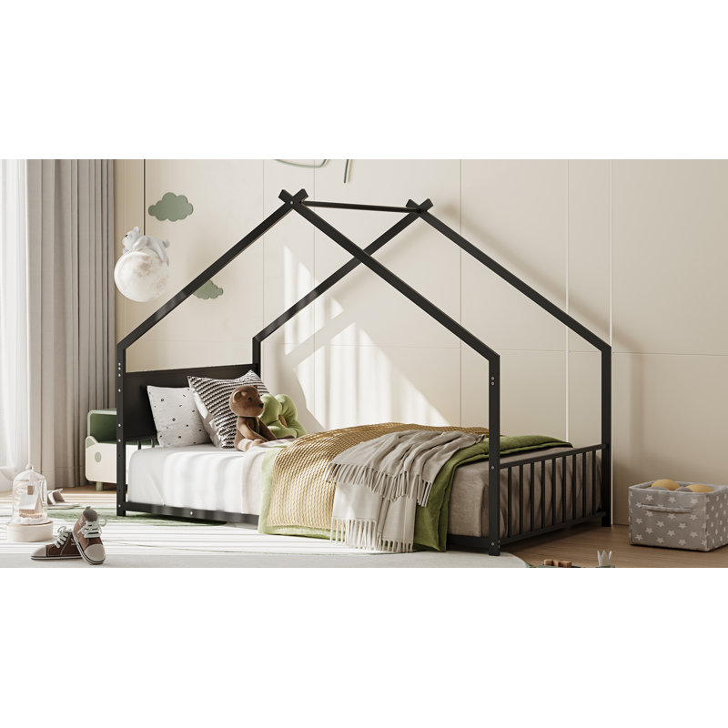 LIT DE LIT DOUBLE DE TAILLE DOUBLE AVEC TABLETTES, TÊTE DE RANGEMENT ET escalier de couleur grise, Gris
