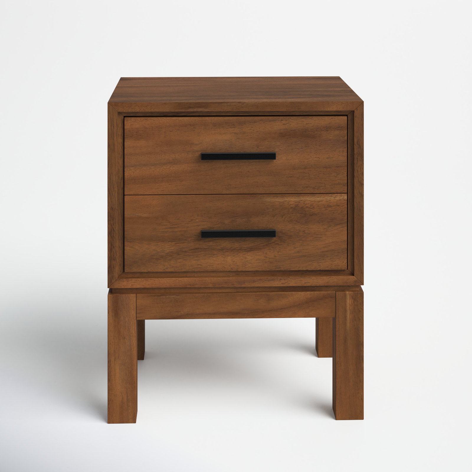 Wrightia 2 - Drawer 20" Nightstand, Honey Maple