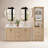 Adela Solid Wood Linen Cabinet-656555429