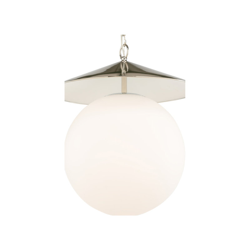 Kyoto Pendant - Black, Polished Nickel