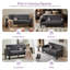 Sofa Seats Modern Style Comfy Small Sofa with Pocket Storage 2 USB 2 Cup Holders Upholstered Couch for Living Room Bedroom Office-852254530-852254531