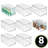 mDesign Plastic Storage Bin Box Container, Lid and Handles-98155408-98155403