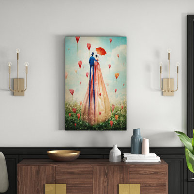 Graphic Art Print on Wrapped Canvas