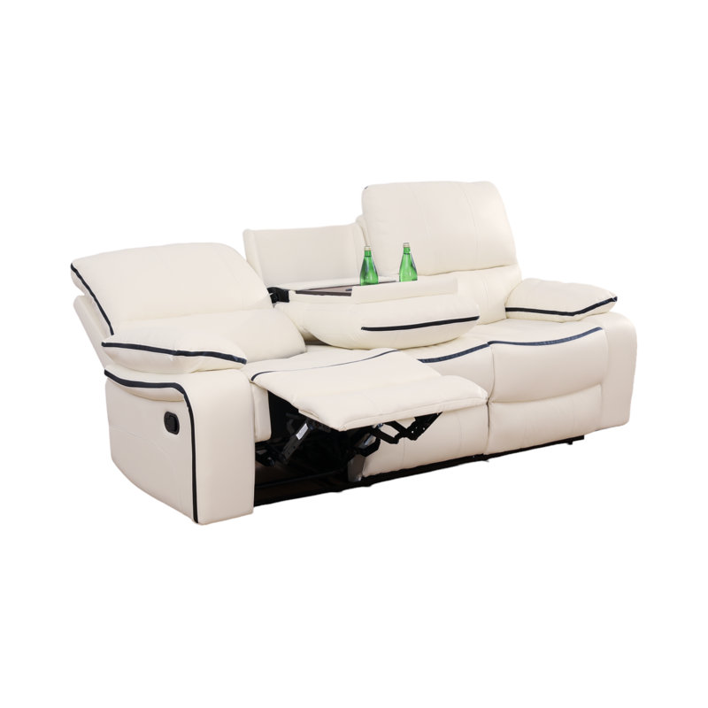 Canapé de salon inclinable en similicuir Daniyaal