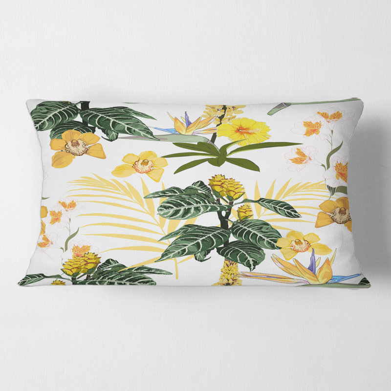 Floral Throw Pillow