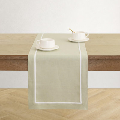 100% Pure Linen Table Runner -kensington
