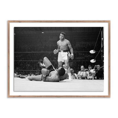Aldan "Boxers Ali and Liston Fighting" Print
