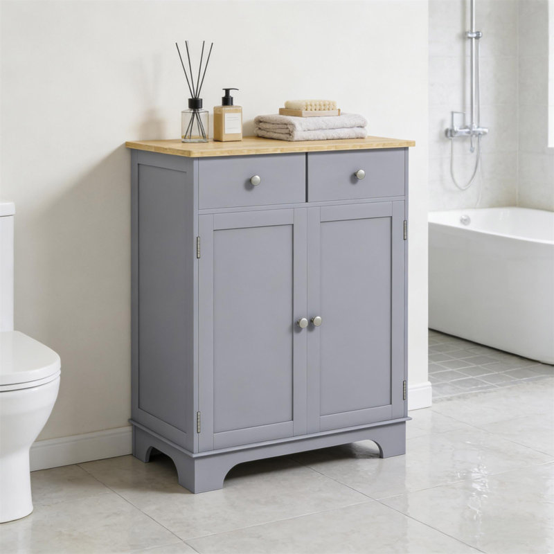 Armoire de rangement durable, armoire de rangement de cuisine, armoire de salon, Gris