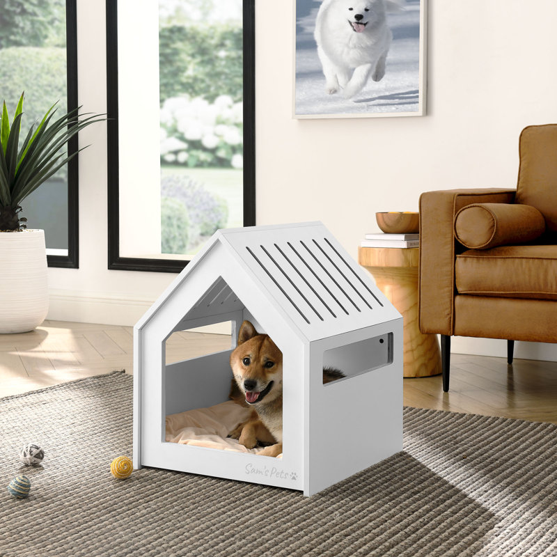Sam's Pets Forest 23'' Dog House, White