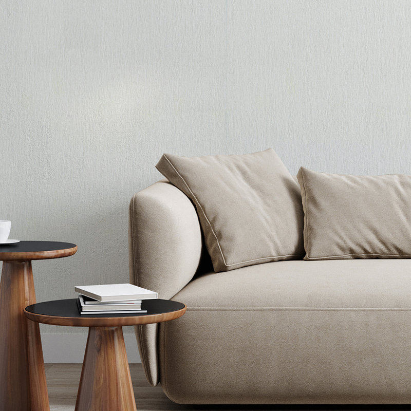 Boutique Grain Texture Greige Wallpaper, Silver 