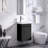16"Mini Wall Mounted Single Bathroom Vanity Set-1184637369