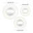 Solid Wood Circle Wall Mirror