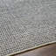 Rayures tissées à plat recyclées P.E.T. Tapis intérieur / extérieur gris foncé-710093918
