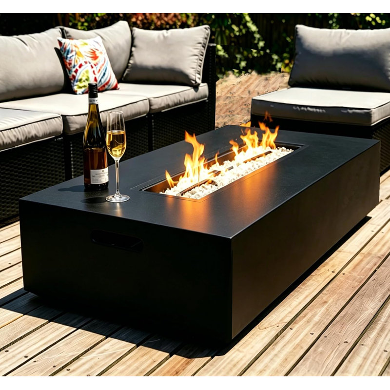 Outdoor Propane Fire Pit Table Set