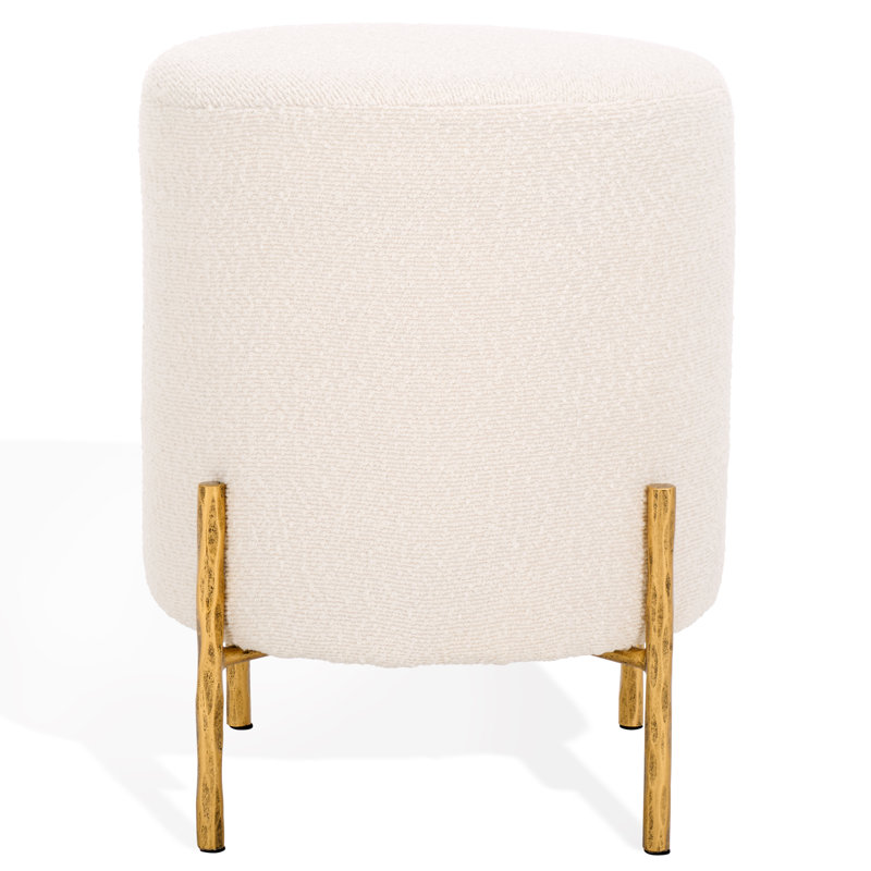 Aodan Round Standard Ottoman, Brass