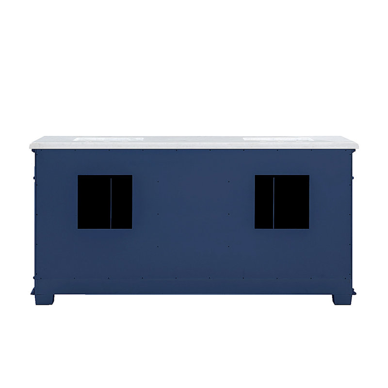 Claridge 72" Double Bathroom Vanity Set, Navy