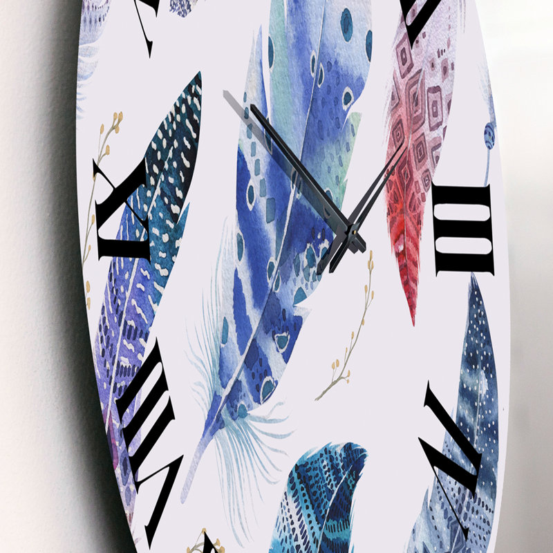 Horloge murale bohémienne et éclectique, Petit