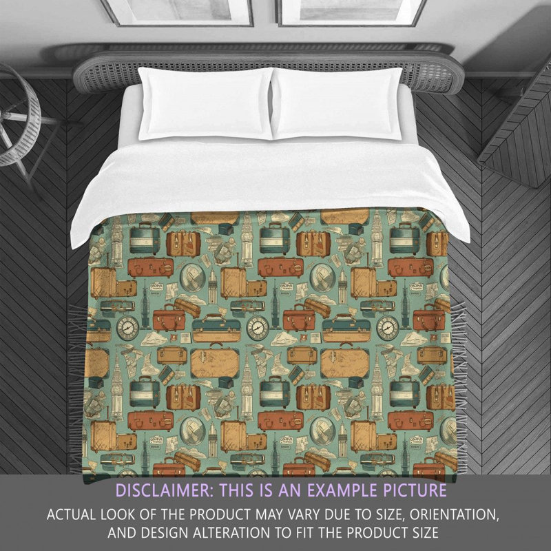 Machine Printed Comforter, Queen Comforter