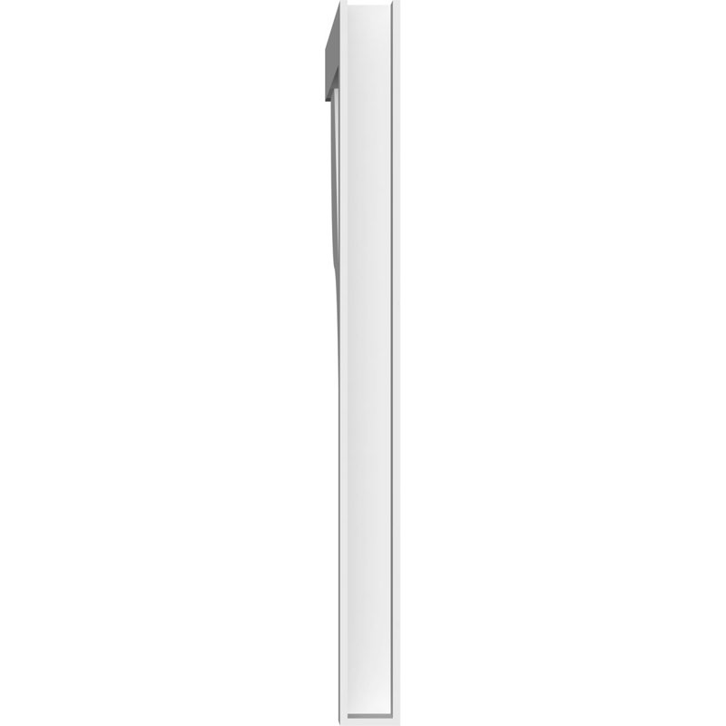 Support standard en uréthane standard avec extrémités en bloc, brun clair apprêté Carmel, H 36 po x l 3 po x P 36 po