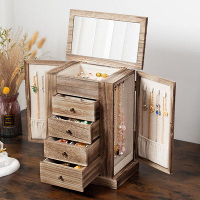 Jewelry Box + Drawers and Hooks