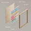 «Rainbow Pastel Paint Stroke Collage», ensemble de 4 reproductions de cadres photo simples-97762697-97762696