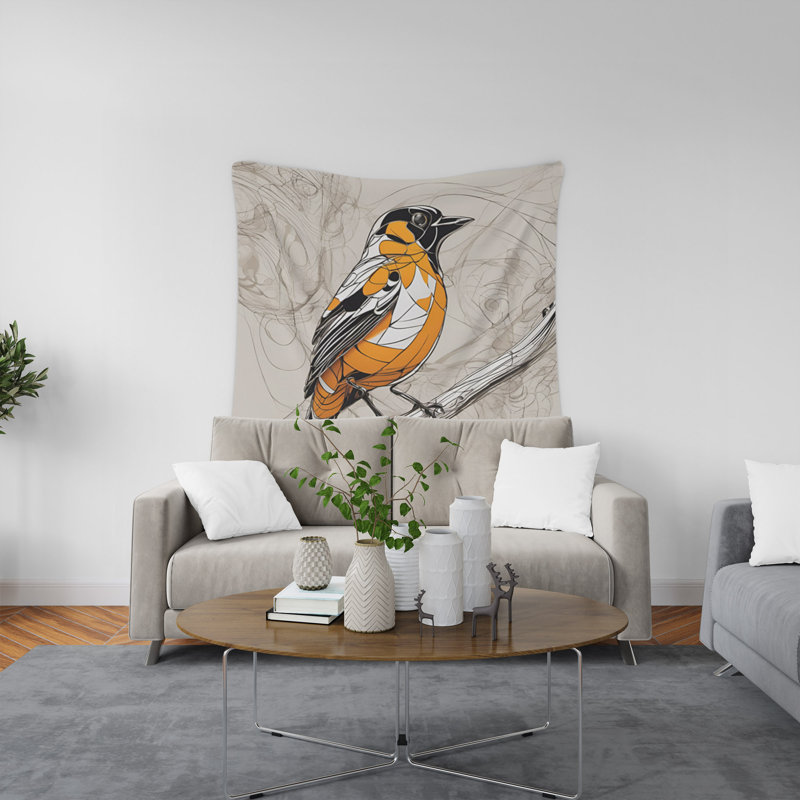 Tapisserie murale, H 60 po x l 51 po