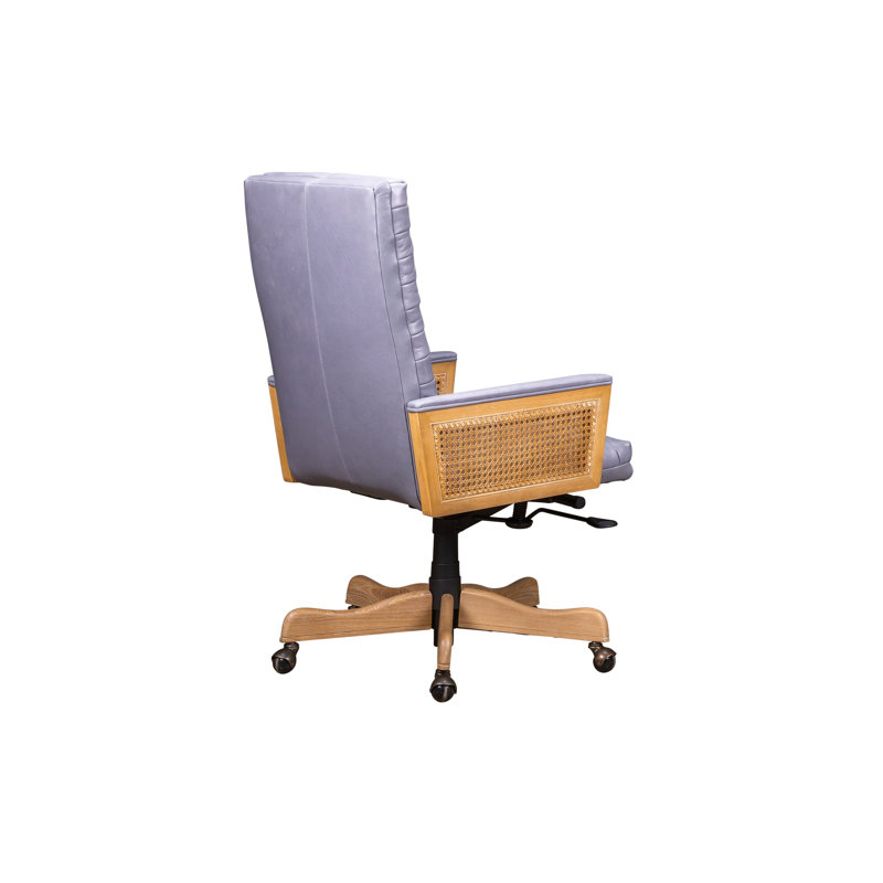 Montauk Executive Swivel Chair in Ashland Pearl, Anderson Pebble