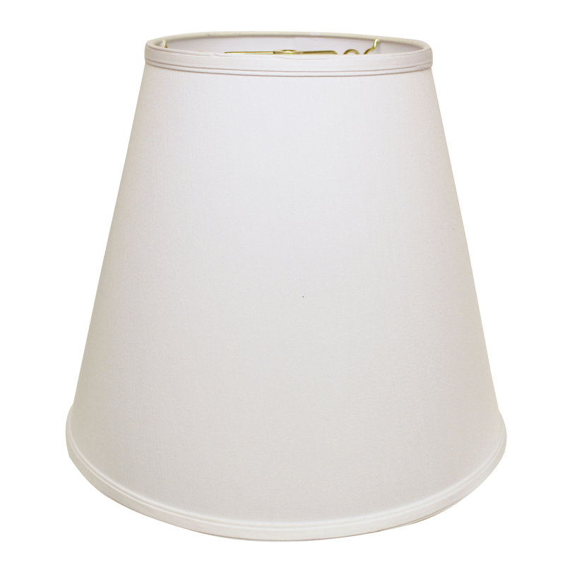Abat-jour empire 10 po, Blanc, H 15 po x l 18 po x P 18 po