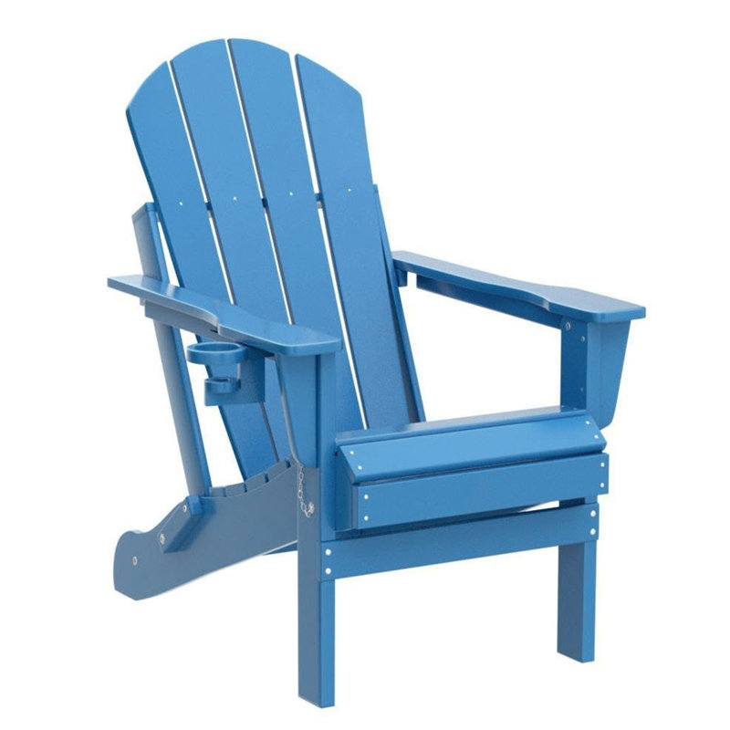 Chaises Adirondack pliantes en PEHD résistantes aux intempéries
