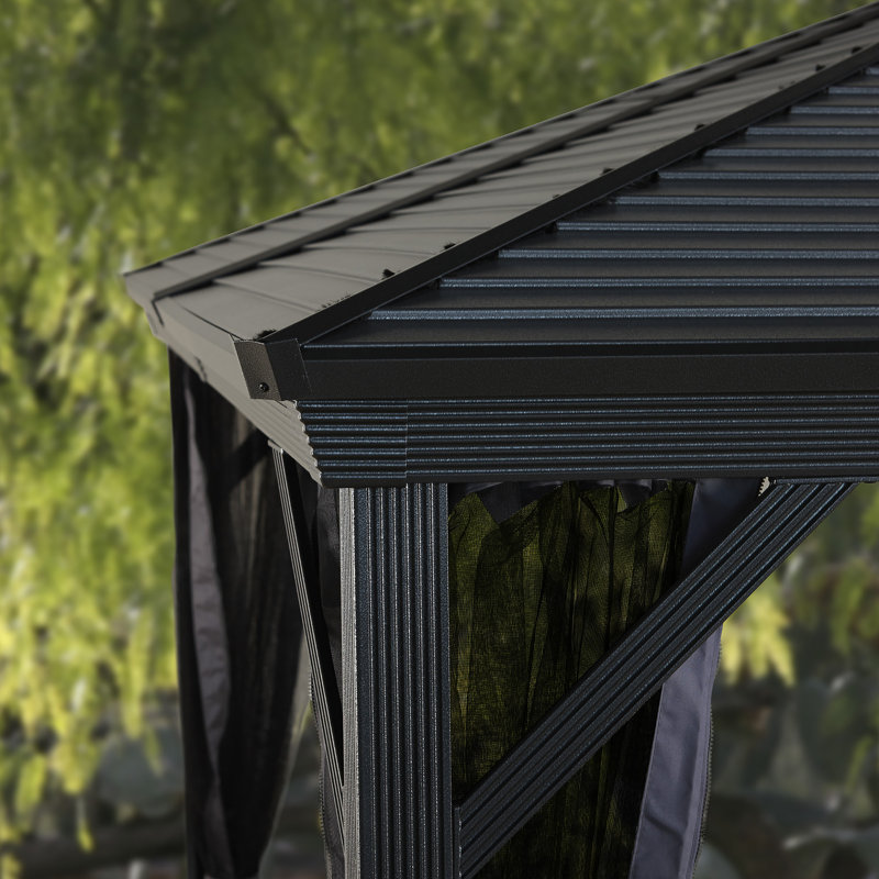 Sojag Ventura II Gazebo 3m x 3.7m, 273cm H x 297cm W x 297cm D