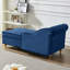 Chaise longue moderne avec revêtement en velours-632869292