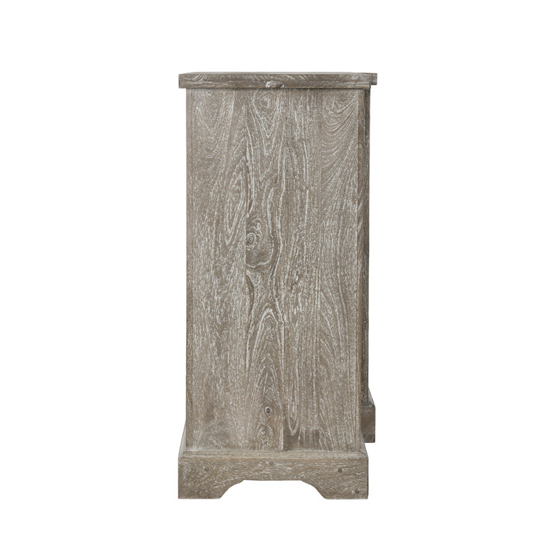 Clairabelle 72'' W Solid Wood Sideboard, Gray