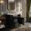 Meuble-lavabo simple de 30 po avec lavabo en céramique, armoire de rangement avec cadre en bois massif, 1 tiroir rabattable et 2 tiroirs latéraux