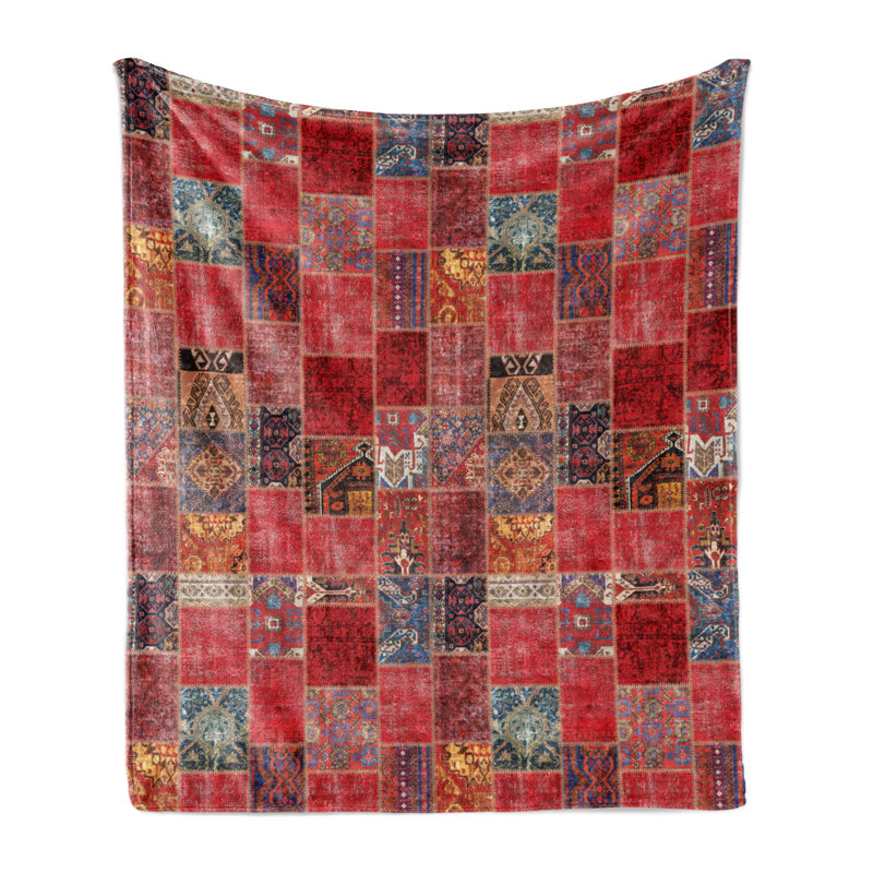Hand Woven Throw Blanket, 70" x 90"