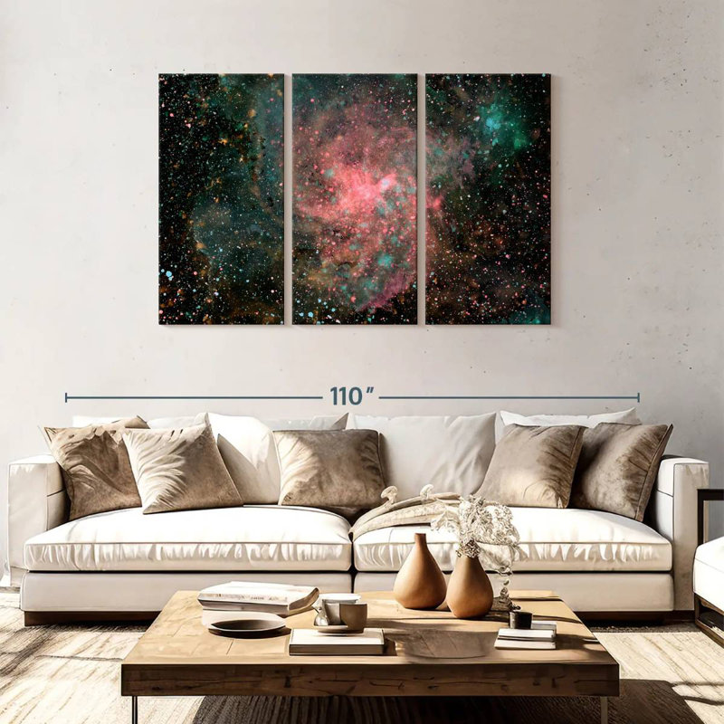 Oberle Galaxy, 48" H x 74" W