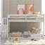 Lit superposé simple au-dessus de simple avec tablettes Jaelys par Harriet Bee-1306787240