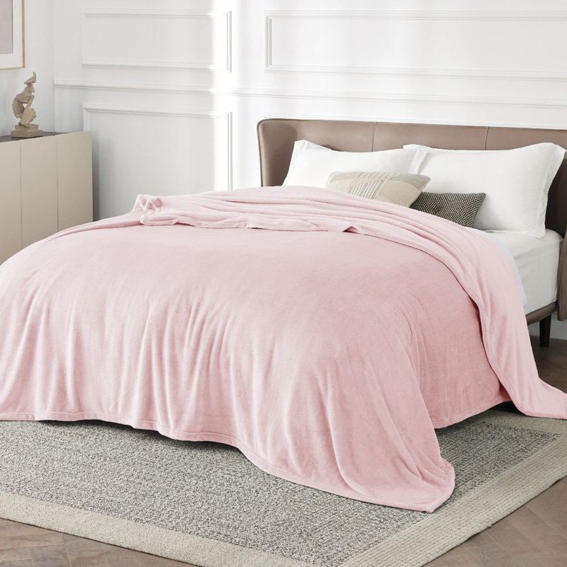 Couvre-lit pour lit - Couvertures douillettes douillettes en polaire, jeté en flanelle chaude et légère pour toutes les saisons