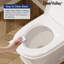 Toilette une pièce pour salle de bain DeerValley, toilette moderne à double chasse, toilette brute de 12 po avec siège confortable