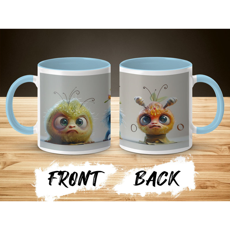 Ceramic Coffee Mug, Light Blue