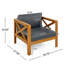 Ensemble de conversation d'extérieur 2 personnes avec coussins et table d'appoint-1662130175