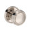 Bremerton Half Dummy Knob with Recessed Round Rose in Lifetime (PVD) Polished Brass